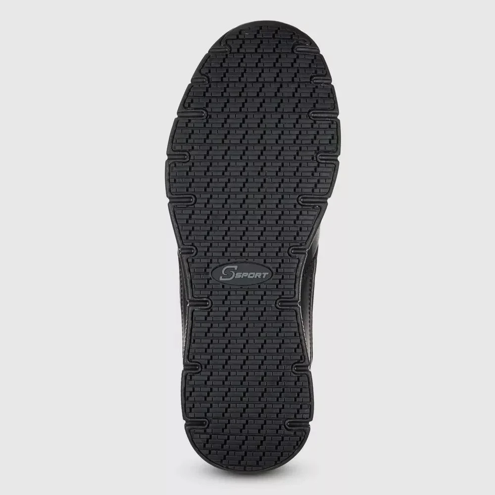 S Sport By Skechers Men's Brise Slip Resistant Sneakers - Black 10 New With Tags